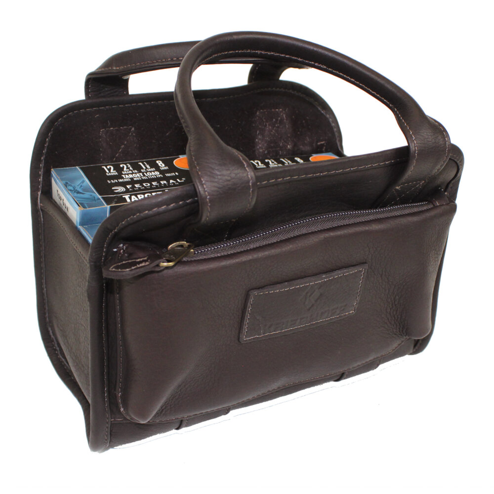 Leather 4 Box Carrier by Wild Hare, Two Colors