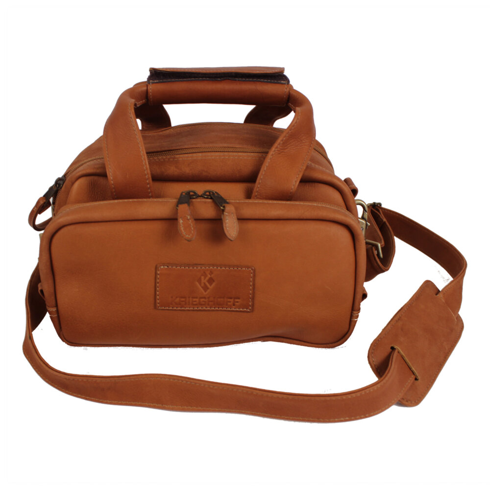 Leather 6 Box Carrier by Wild Hare, Two Colors