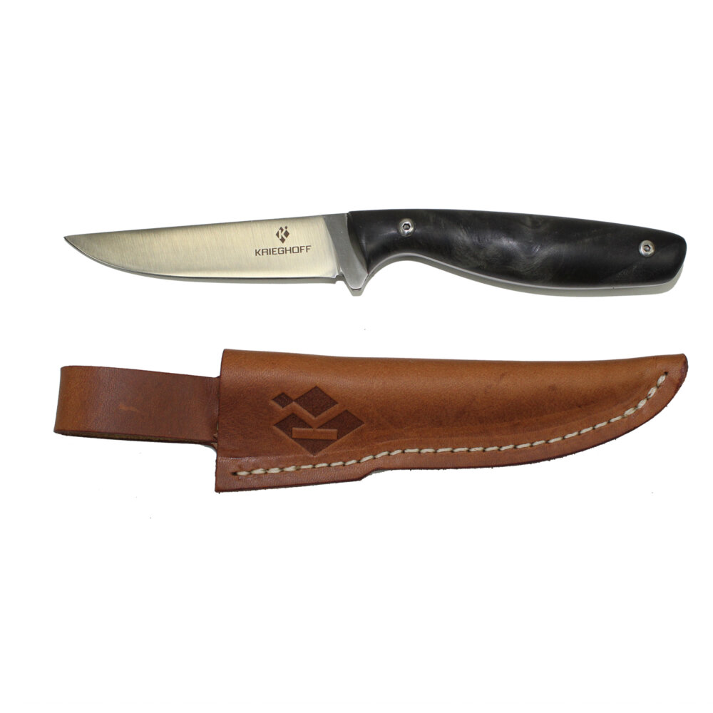 Krieghoff “Merlin” Hunting Knife by Otter, Stabilized Poplar Handle
