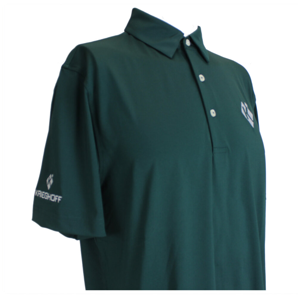 Bamboo Eco Tec Men’s Polo Shirt, Forest Green