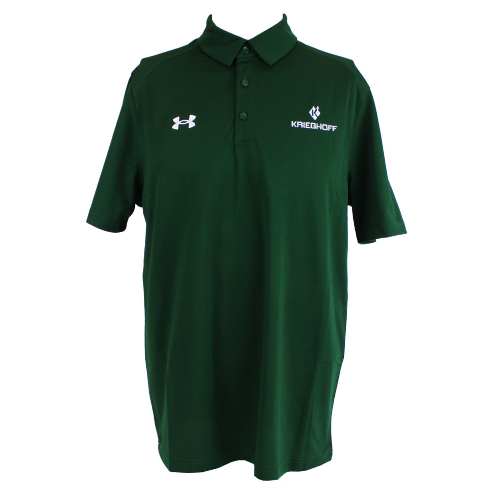 Under Armour Men’s Tech™ Polo Shirt, Forest Green – MEDIUM ONLY