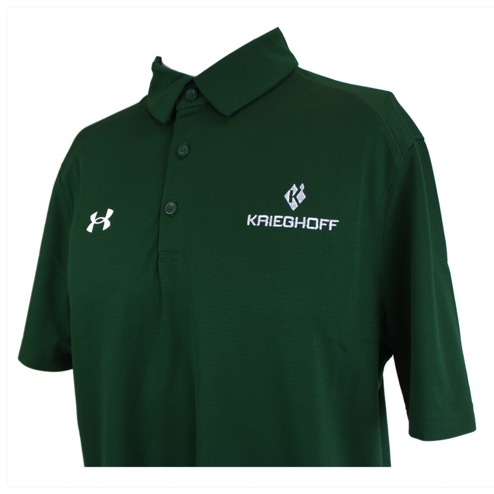Under Armour Men’s Tech™ Polo Shirt, Forest Green – MEDIUM ONLY
