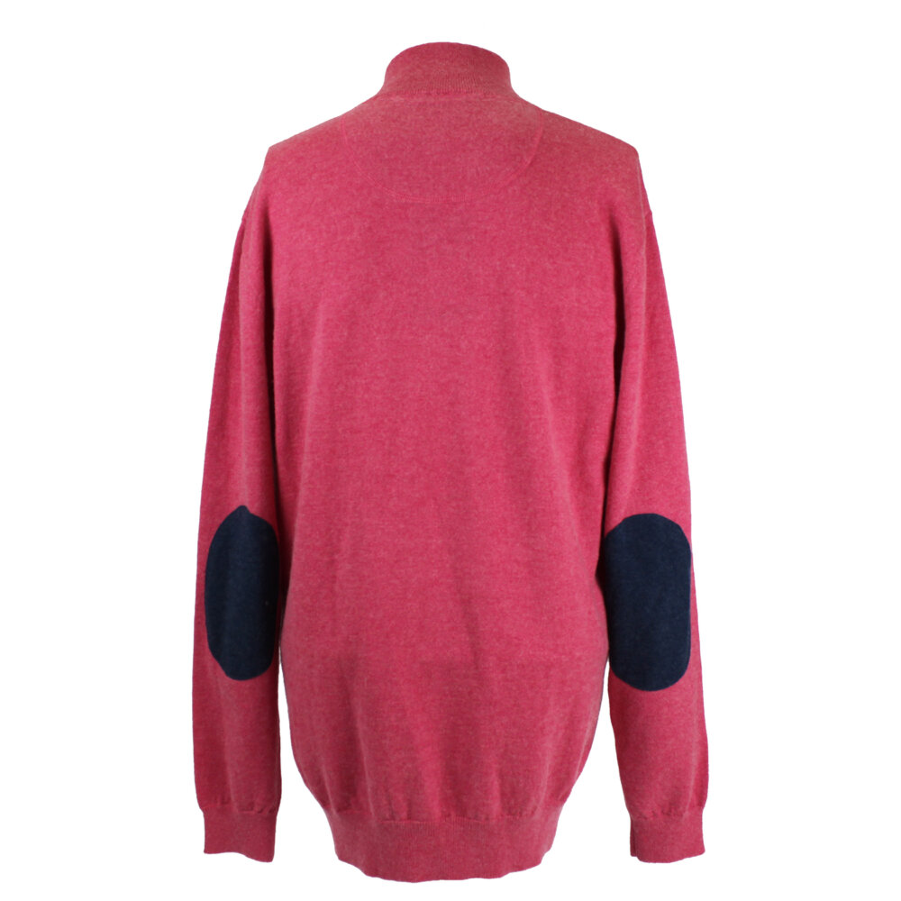 “Winsley” 1/4 Zip Pink Sweater, Victoria, by Club Interchasse