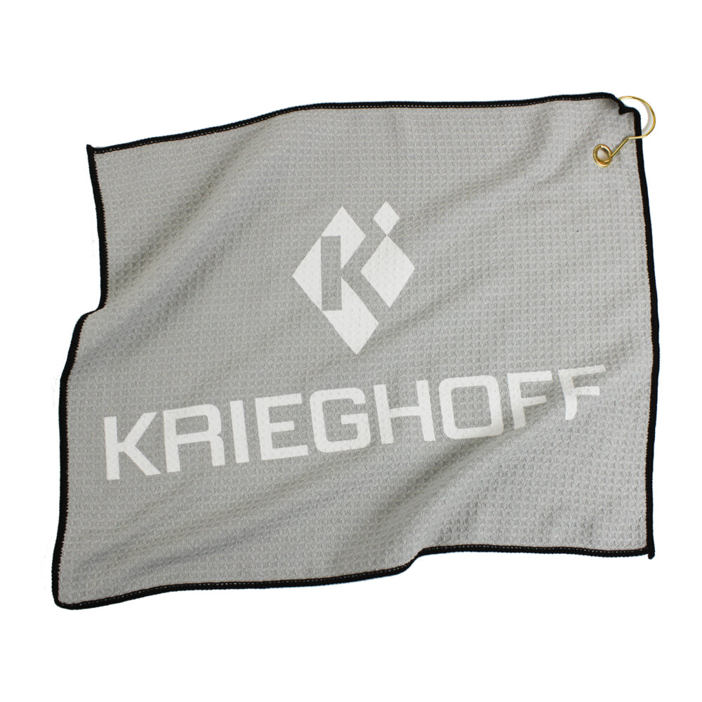 Krieghoff Waffle Knit Gun Towel, Grey